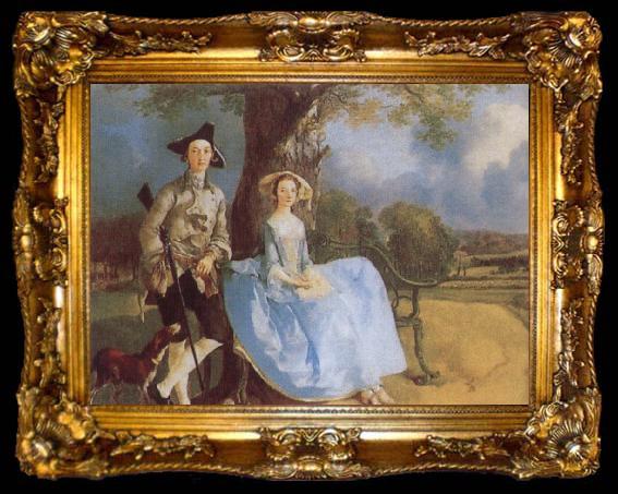 framed  Thomas Gainsborough Mr and Mrs Andrews, ta009-2